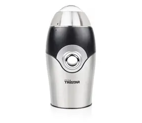 Tristar KM-2270 / Kaffeemühle / 150 W / 70 g / Edelstahl / Schwarz-Silber
