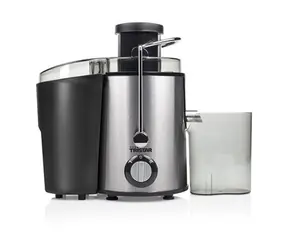 Tristar SC-2284 / Entsafter / 400 W / 0,5L Saftbehälter / 2 Geschwindigkeiten / Silber-Schwarz