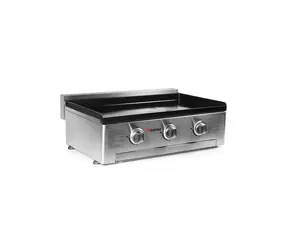 Tristar BQ-6395 / Gas-Gartengrill / 7200 W / 3 Brenner / 72 x 41,6 cm / Edelstahl / Silber