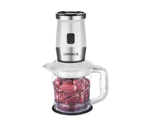 Concept SM3391 weiß / Smoothie-Mixer / 700 W / Zerkleinerer 1,2 l + Mahlwerk + 2 x 570 ml + 1 x 400 ml