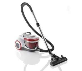 Gorenje VCEB01GAWWF weiß-rot / Beutelloser Staubsauger / 800 W / 3 l / 9 m / 79 dB