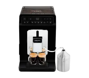 Krups EA8918 Evidence One Touch Cappuccino schwarz / Kaffeevollautomat / 1450 W / 1,7 l / 2 Tassen gleichzeitig