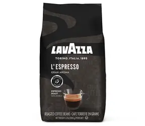 Lavazza Gran Aroma Bar 1 kg / Kaffeebohnen / 100 % Arabica / Vakuumverpackung
