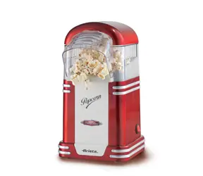 Ariete 2954 rot / Heißluft-Popcornbereiter / 1100 W / 60 g in 2 Min.