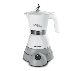 Ariete 1358 Moka Aroma weiß / Elektrischer Moka-Wasserkocher / 400 W / 2 | 4 Tassen