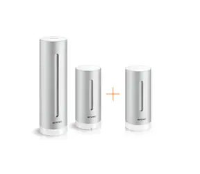Netatmo Urban Silber / Smarte Wetterstation + Indoor-Modul