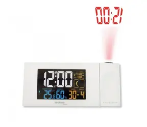 TechnoLine WT 537 / Digitaler Wecker mit Projektion und Messung der Innentemperatur und Luftfeuchtigkeit
