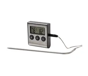 Xavax Digitalthermometer für Speisen & Getränke / mit Timer / Sensor am Kabel