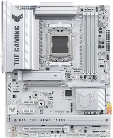 Asus TUF GAMING B850-PRO WIFI7 W NEO / Mainboard / B850 / 4X DDR5 / 1x 2,5-G-LAN / Wi-Fi 7 / ATX
