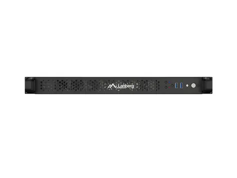 Lanberg SC01-6501-12B / Servergehäuse / 19" 1U / E-ATX / 8x 40 mm PWM / ohne Netzteil