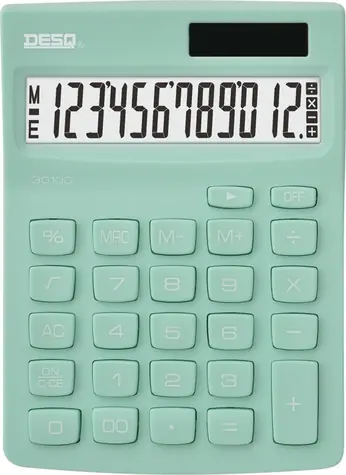 AVELI DESQ NG mint / Tischrechner / 12-stellig / Dual-Netzteil