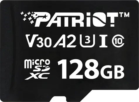 Patriot VX 128 GB / microSDXC-Speicherkarte / UHS-I V30 / U3 / A2 / Klasse 10