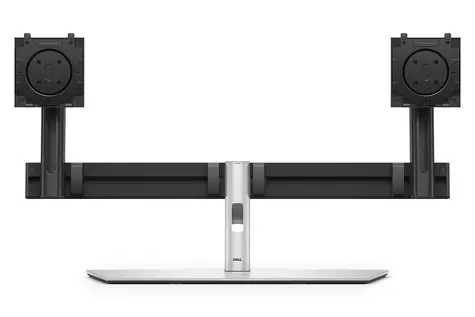 DELL MDS26 schwarz / Doppelmonitorständer / VESA 100×100 / 19"-27" / Neigung -5°+21° / Schwenkung -90°+90°