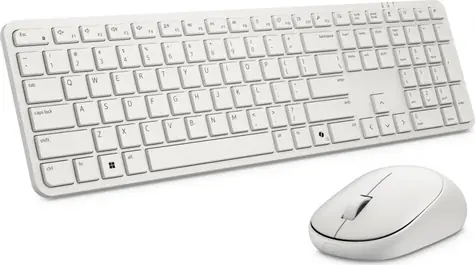DELL KM526 weiß / Kabelloses Tastatur- und Maus-Set / CZ/SK-Layout / USB-Empfänger 2,4 GHz / 6000 DPI
