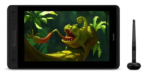 Huion Kamvas Pro 12 schwarz / Grafiktablett / 11,6"-Display / 256 x 144 mm / USB