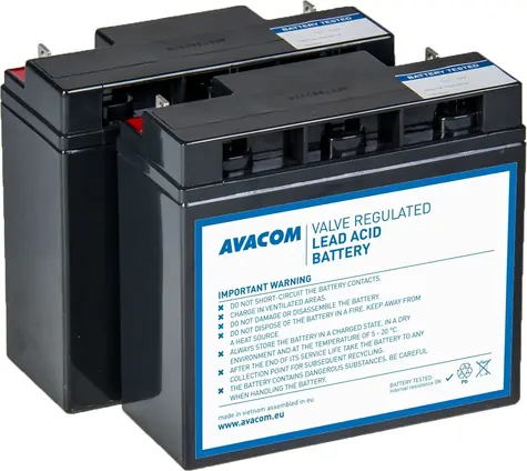 Avacom RBC7 / USV-Batterie- Kit / 2 Stück / 18 Ah