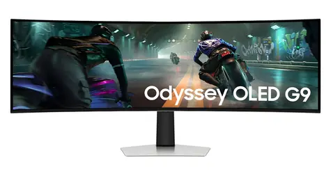 49" Samsung G91Sd silber / Monitor / OLED / 5120 x 1440 / 32:9 / 144 Hz / DisplayHDR 400 True Black