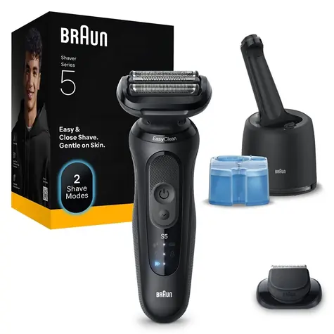 Braun Series 5 52-N7200cc schwarz / Folienrasierer / Reinigungsstation