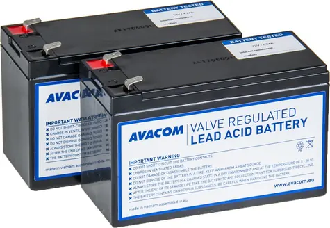 Avacom RBC48 / USV-Batterie- Kit / 2 Stück / 7,2 Ah