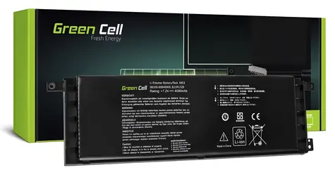 Green Cell AS80 / Akku für Asus Notebook / Li-Po / 7,2 V / 4400 mAh / 4 Zellen