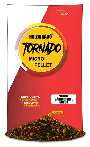 Haldorado Tornado Smoke Micro Pellets Gelbe Melone / Pellets / 400 g / Method Feeder