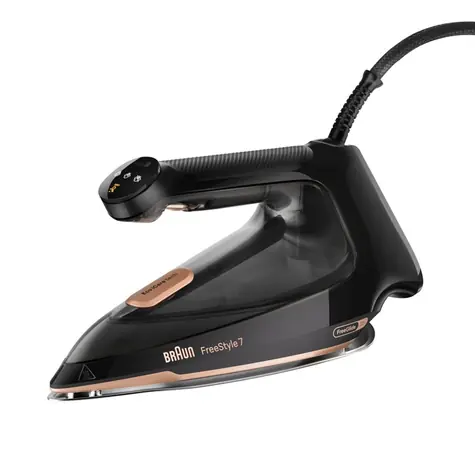 Braun FI7276BK schwarz, gold / Dampfbügeleisen