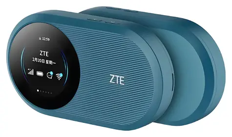 ZTE U10S Pro Türkis / Mobiler Hotspot / 4G LTE / Wi-Fi 6 / 2,4 GHz / 3000 mAh
