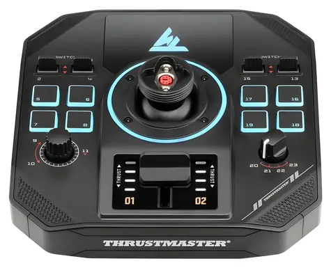 Thrustmaster Sol- R 5 Basis / Joystick-Basis / 23 Tasten / 4 Achsen / HEART 16 Bit / RGB / PC