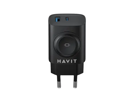 Havit UC132 schwarz / Ladeadapter / GaN / 2x USB-A / 4X USB-C / 22 W