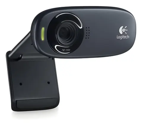 Logitech HD-Webcam C310, schwarz / Webcam / 1280x720 / 720p / 30 fps / 5 MP / Mikrofon / USB