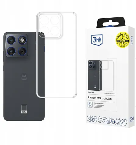 3mk Klarsichthülle / Rückseite / für Motorola Edge 70