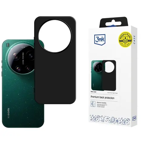 3mk Matt Case schwarz / Rückseite / XIAOMI 17 Ultra / TPU / Absorber125
