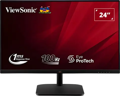 24" ViewSonic VA2432-H-2 Monitor / IPS / 1920 x 1080 / 100 Hz / 1 ms / 250 cd/m / HDMI + VGA / VESA