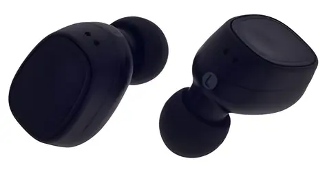 2GO Twin BT Schwarz / Kabellose In-Ear-Kopfhörer / Bluetooth 4.1 / 2,5 Stunden Akkulaufzeit / Ladecase