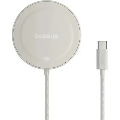 Baseus Simple Mini4 Gold / Kabelloses Ladegerät / Qi2 / MagSafe / 15 W
