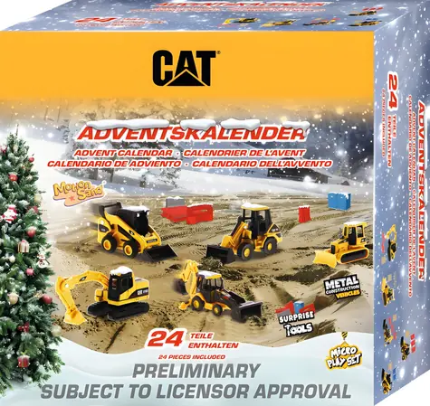 Carrera 85970 Cat® Micro - Adventskalender / 24 Teile / ab 6 Jahren