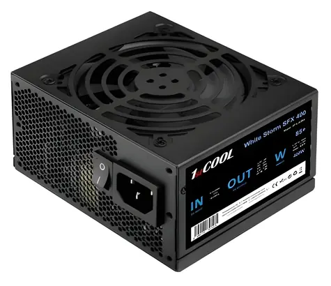 1stCool WHITE STORM SFX-400W / Netzteil / SFX / 400W / aktive PFC / 80mm Lüfter