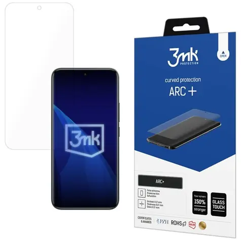 3mk ARC+ für POCO M8 Pro 5G / Schutzfolie / Abgerundetes Display / Selbstheilung