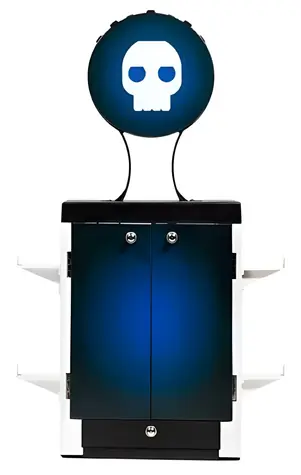 Numskull Gaming-Schrank schwarz/blau/weiß / Spieleständer für PS5