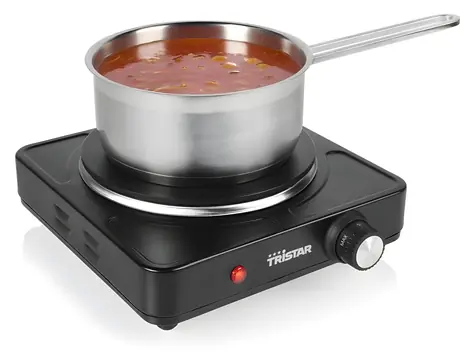 Tristar KP-6151 / Einflammiger Elektroherd / 1500 W / 18,5 cm