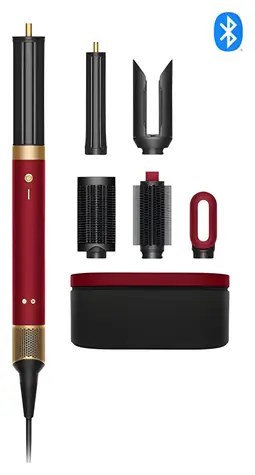 Dyson Airwrap Co-anda2x Straight+Wavy Samtrot/Gold / Multistyler für Haare / 1700 W / 6 Aufsätze