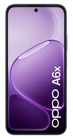 Oppo A6X 4+128GB Lila / Mobiltelefon / 6,75" LCD / 120Hz / Snapdragon 685 / 6100 mAh / Android 15