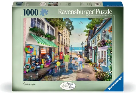 Ravensburger Puzzle Down the Lane Nr. 3: Seaside Alley / 1000 Teile / ab 14 Jahren