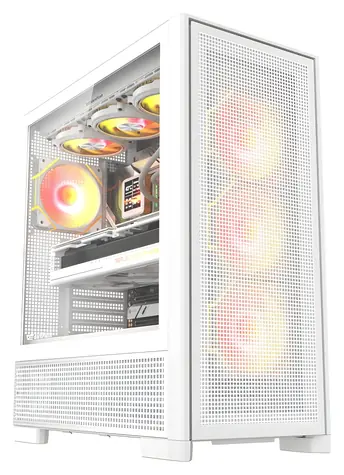 darkFlash AIRNOVA weiß / PC-Gehäuse / Big Tower / E-ATX / 3× 120 mm / USB-C Gen2 / ohne Netzteil