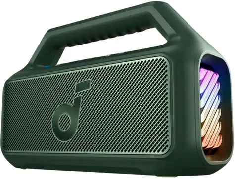Anker Soundcore Boom 2 grün / Tragbarer Lautsprecher / 80 W / Bluetooth 6.0 / USB-C / IPX7