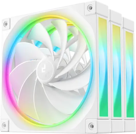 DEEPCOOL FL14R weiß 3er-Pack / Lüfter / 140 mm