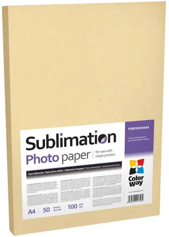 Colorway Fotopapier / Sublimation / A4 / 100 g/m / 50 Blatt