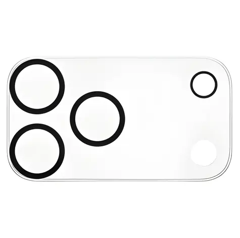 HAMA Cam Protect transparent / Kameraschutzglas / Apple iPhone 17 Pro Max / gehärtetes Glas / 9H