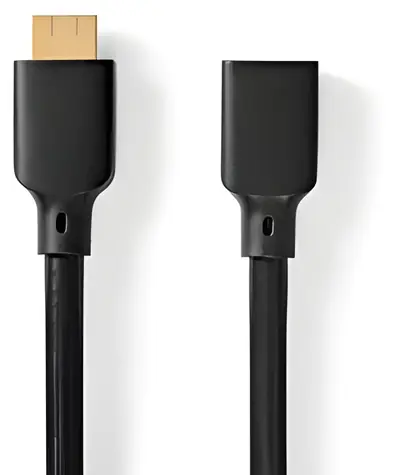 Nedis Ultra High Speed HDMI 2 m schwarz / HDMI-Kabel / 8K 60 Hz / 48 Gbit/s / Ethernet