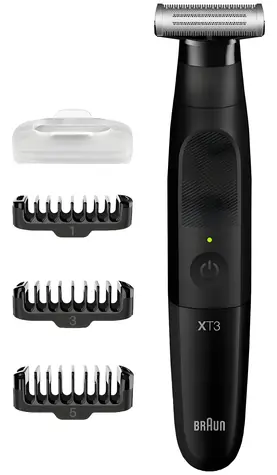 Braun XT3100 schwarz / Trimmer / Herren / Bart und Körper / 45 Min. Betriebsdauer / 1-5 mm